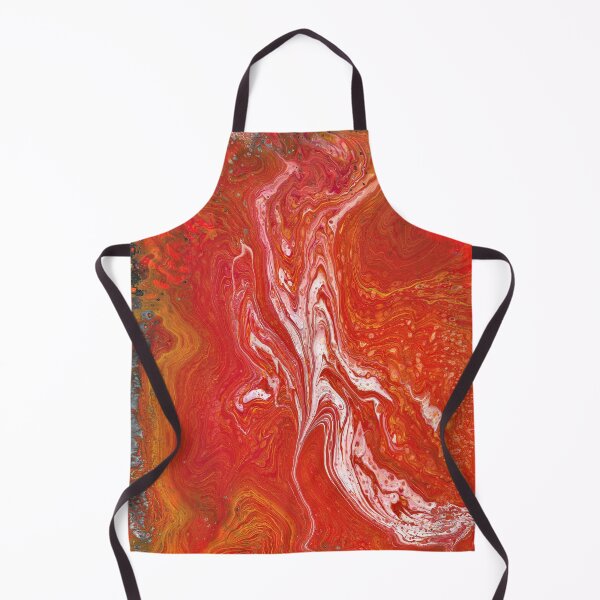 Item preview, Keep A Drivin 1 Flamin Orange Red Acrylic Abstract designed and sold by Doug Siegel.