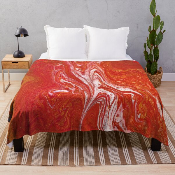 Item preview, Keep A Drivin 1 Flamin Orange Red Acrylic Abstract designed and sold by Doug Siegel.
