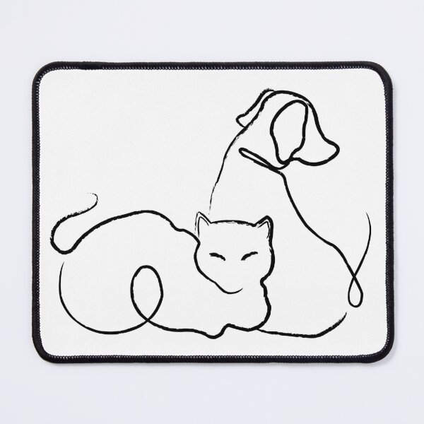Item preview, Simple Cat and Dog designed and sold by DickinsonDesign.