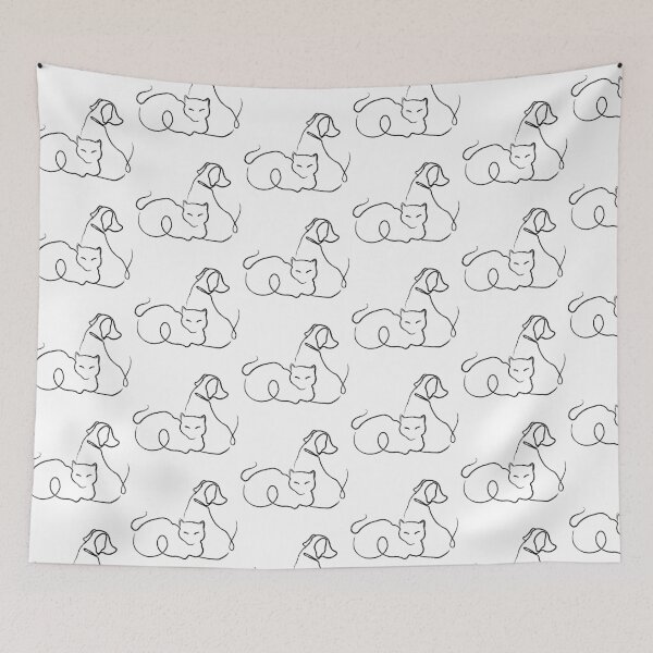 Item preview, Simple Cat and Dog designed and sold by DickinsonDesign.