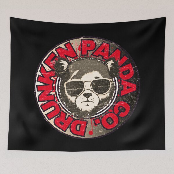 Item preview, Cool Vintage Drunken Panda Co. designed and sold by pUNKnown.