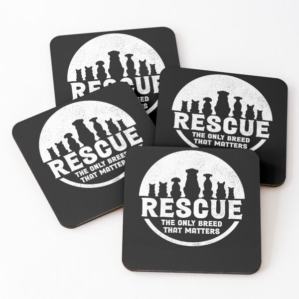 Item preview, Rescue The Only Breed That Matters Dog Animal Rescue designed and sold by Crush Retro®.