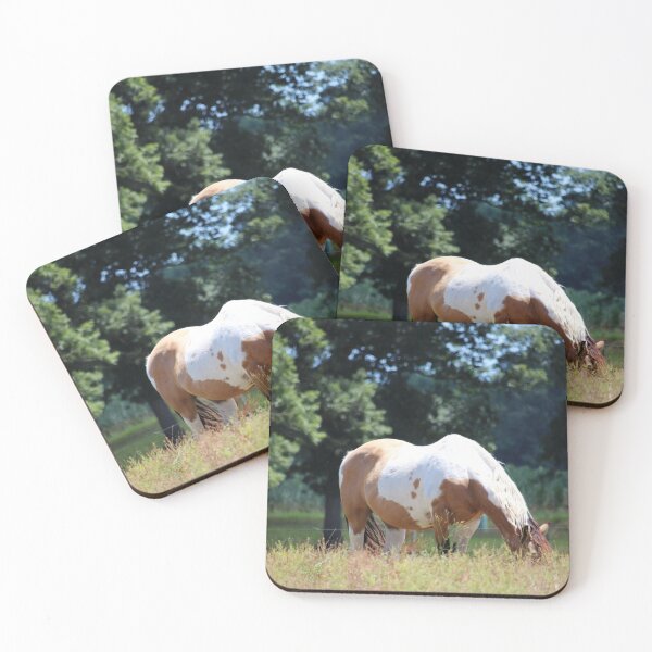 Item preview, White And Brown Horse In The Field designed and sold by Cynthia48.