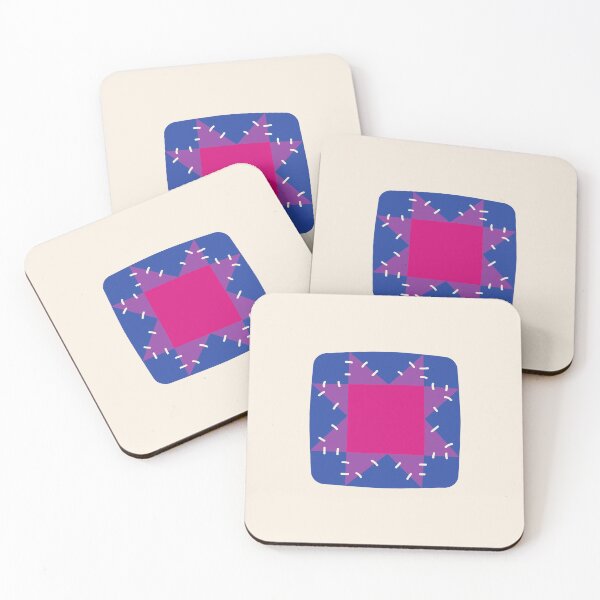 Item preview, bisexual quilt square designed and sold by careofjacks.