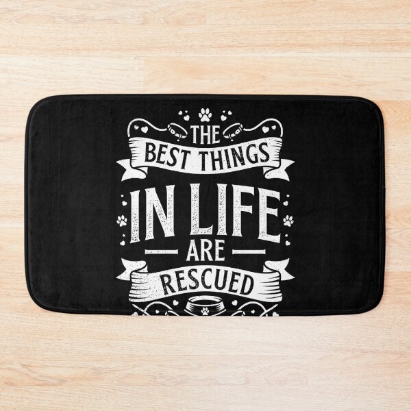Item preview, The Best Things in Life are Rescued Dog Animal Lover designed and sold by Crush Retro®.
