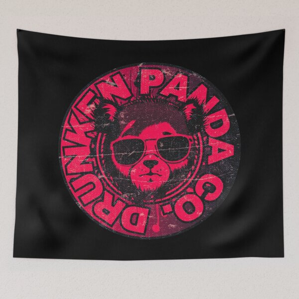 Item preview, Red Drunken Panda Co. designed and sold by pUNKnown.