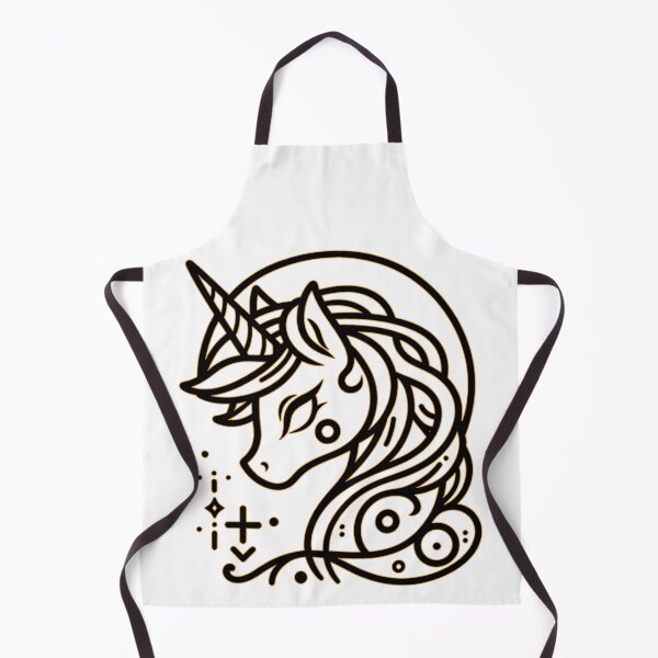 Item preview, Elegant Fantasy Minimalist Unicorn designed and sold by Dynke.