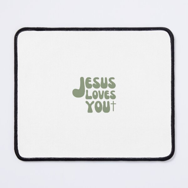 Item preview, Green Jesus Loves You Design designed and sold by jaedigitalco.
