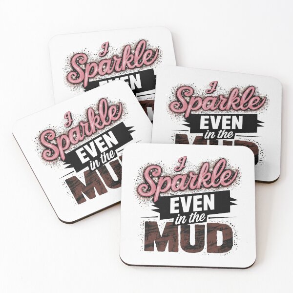 Item preview, I Sparkle Even in the Mud - Motivational Typography Art designed and sold by Opheli-awould.