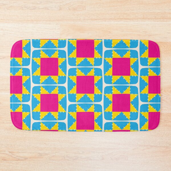 Item preview, pansexual quilt square designed and sold by careofjacks.