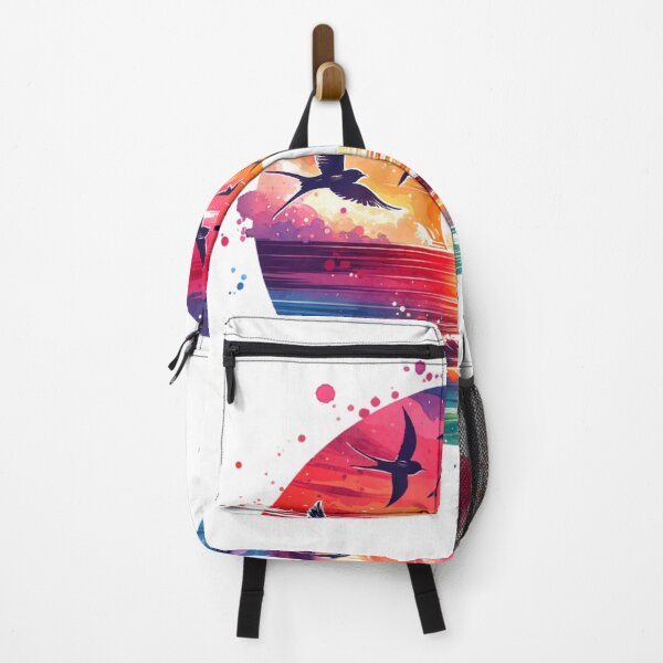 Item preview, Sunset with Birds Illustration designed and sold by JesNoh.