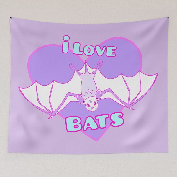 Item preview, I Love Bats - Purple Version designed and sold by GlitterandDecay.