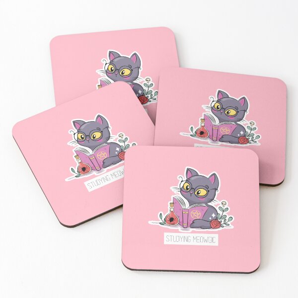 Item preview, Studying meowgic #CatGifts #CatLady #CatMom #CatDad #CatLife designed and sold by Anna Halasek.