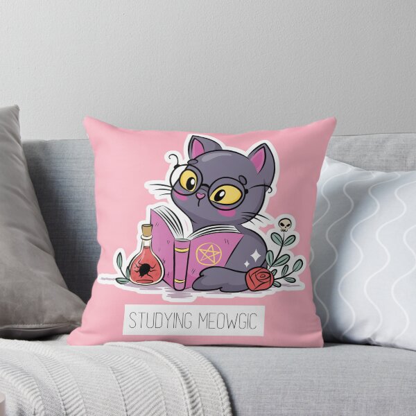 Item preview, Studying meowgic #CatGifts #CatLady #CatMom #CatDad #CatLife designed and sold by Anna Halasek.