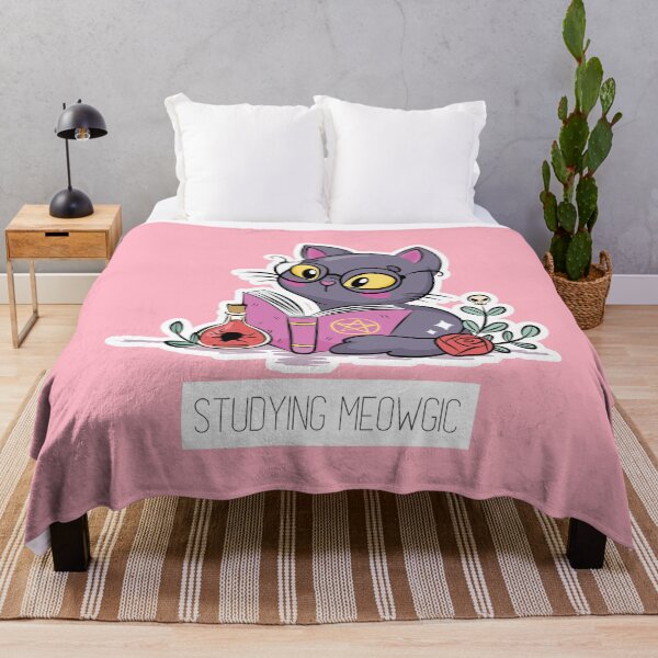 Item preview, Studying meowgic #CatGifts #CatLady #CatMom #CatDad #CatLife designed and sold by Anna Halasek.