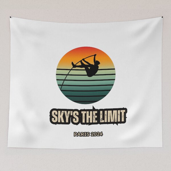 Item preview, Sky's the Limit Pole Vault - Paris 2024 designed and sold by goldenbrown09.