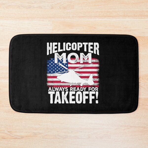 Item preview,  USA Flag Helicopter Mom Always Ready For Takeoff Funny Helicopter Parent   designed and sold by Smix Pixels.