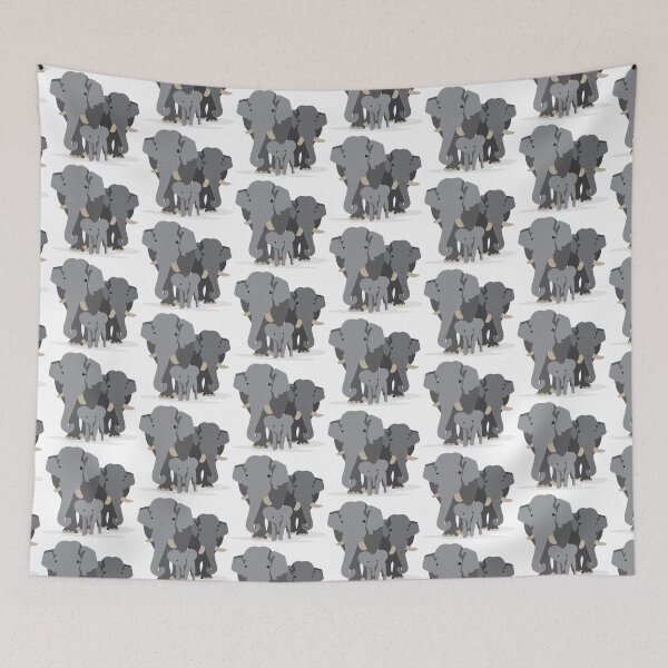 Item preview, Elephant Family designed and sold by DickinsonDesign.