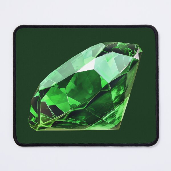 Item preview, Emerald Green Crystal Gemstone Diamond designed and sold by meganohm.