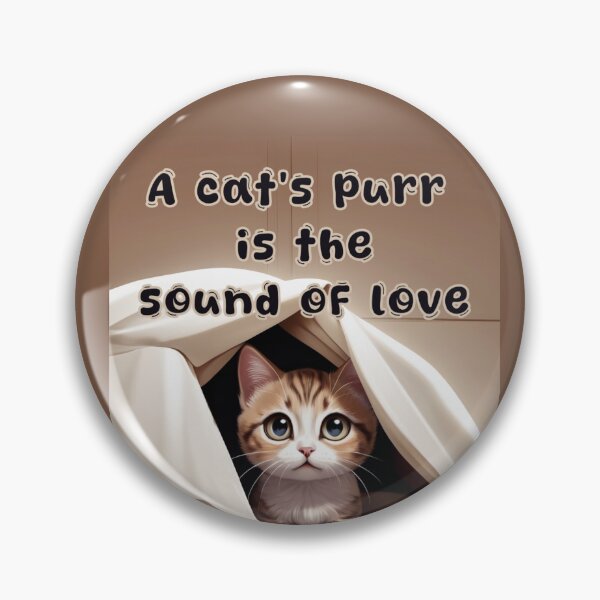 Item preview, A Cat's Purr is the Sound of Love Cute Baby Kitty  designed and sold by La Loca.