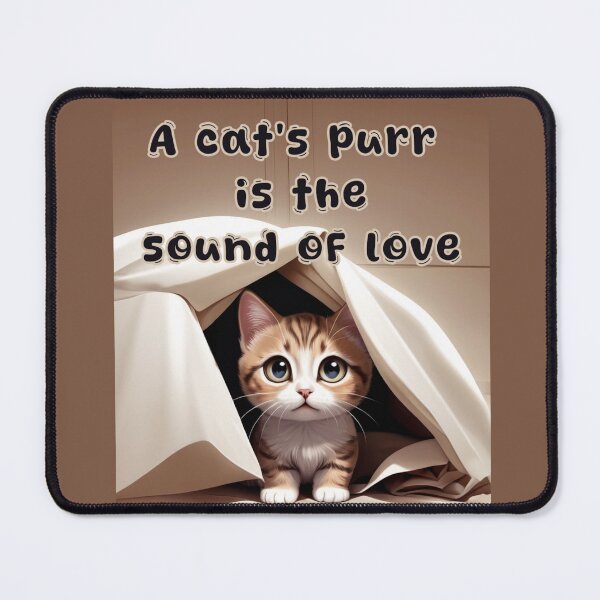 Item preview, A Cat's Purr is the Sound of Love Cute Baby Kitty designed and sold by La Loca.