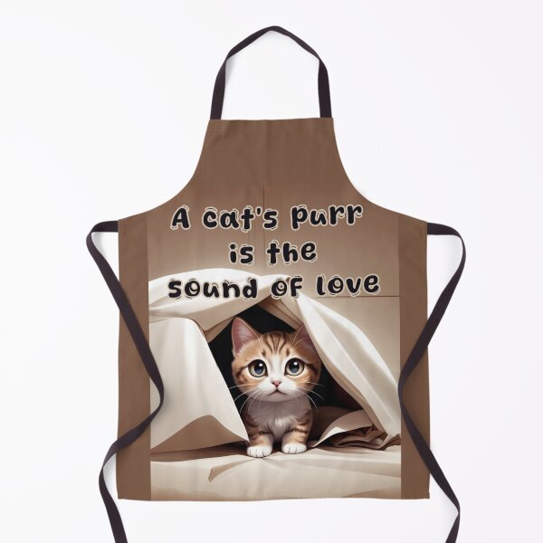Item preview, A Cat's Purr is the Sound of Love Cute Baby Kitty  designed and sold by La Loca.