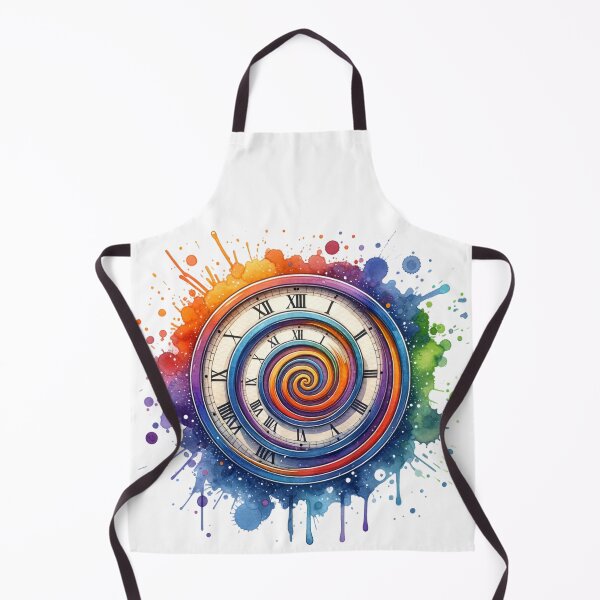 Item preview, Spiral Clock Illustration designed and sold by JesNoh.