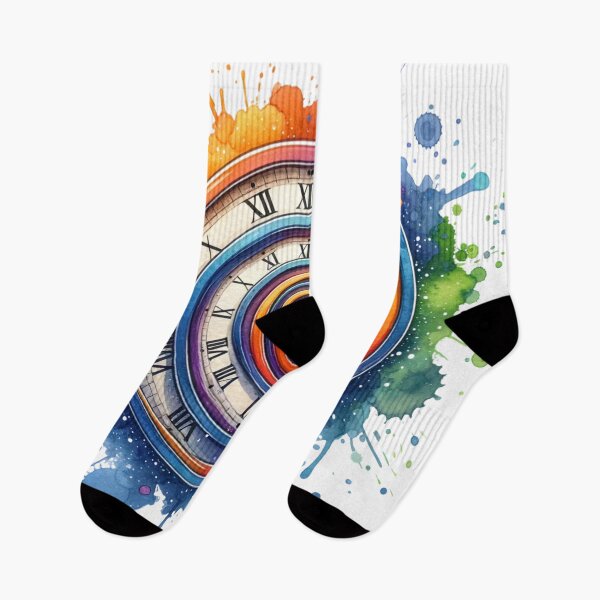 Item preview, Spiral Clock Illustration designed and sold by JesNoh.