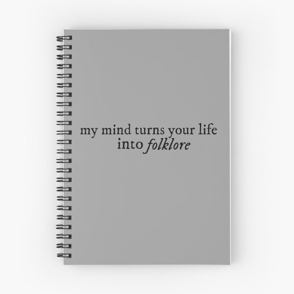 Item preview, “my mind turns your life into folklore” designed and sold by bradyswift.