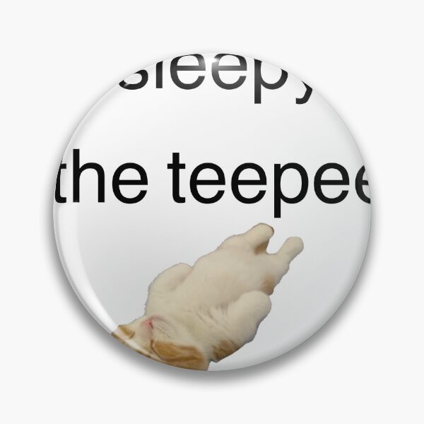 Item preview, too sleepy for the teepee designed and sold by Borkoo.