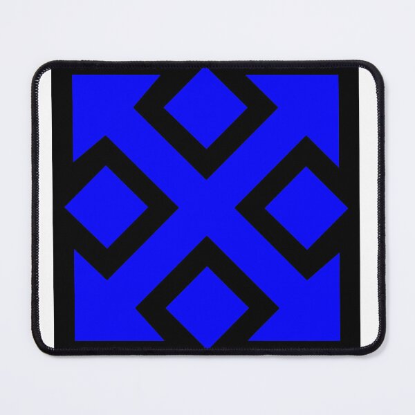 Item preview, Four Square Arrows Blue on Black designed and sold by Greenwood2112.