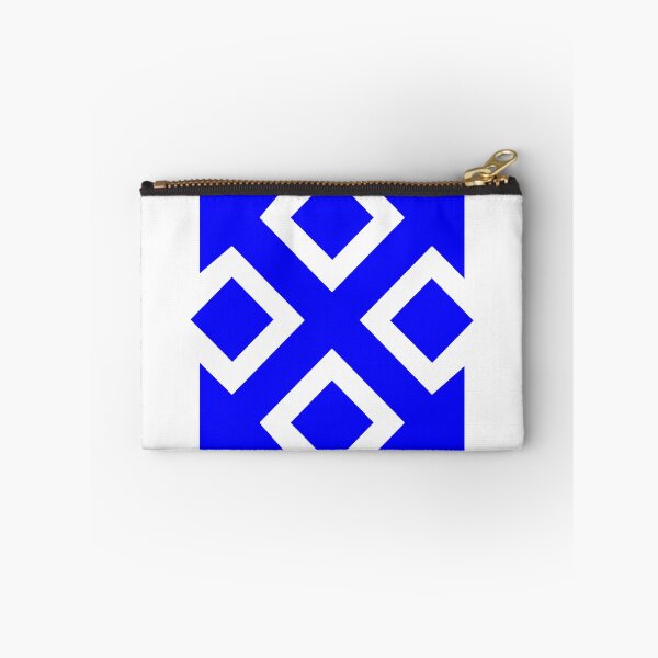 Item preview, Four Square Arrows Blue on White designed and sold by Greenwood2112.