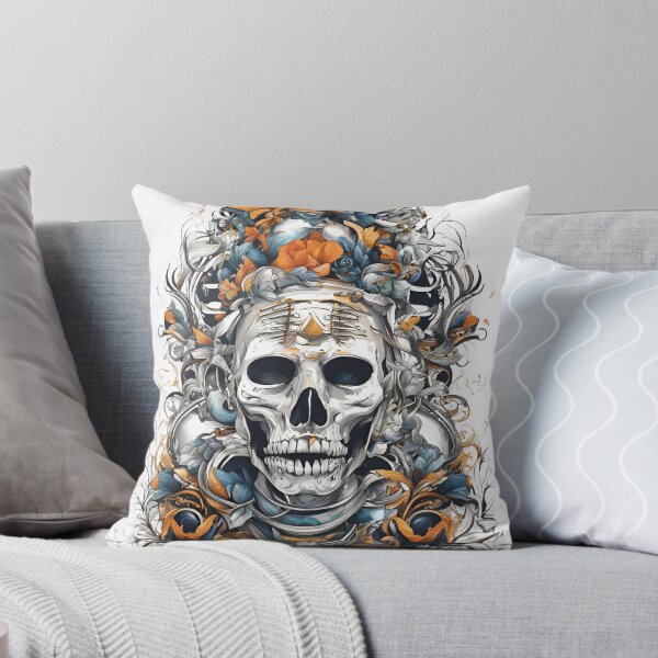 Item preview, Floral Skull Art  designed and sold by Abdulra7man369.