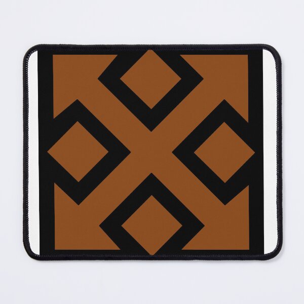Item preview, Four Square Arrows Brown on Black designed and sold by Greenwood2112.