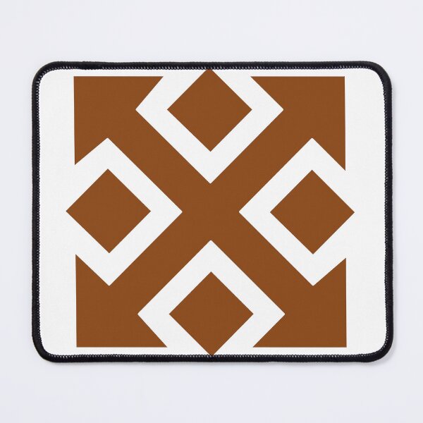 Item preview, Four Square Arrows Brown on White designed and sold by Greenwood2112.