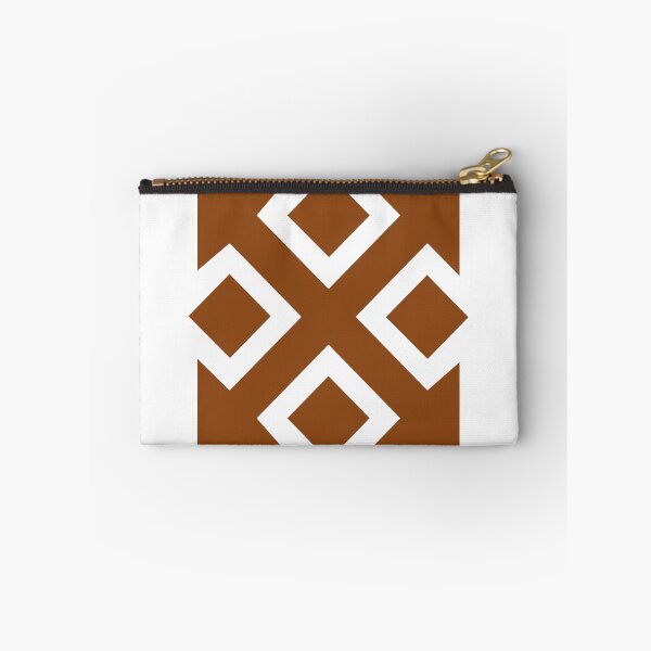 Item preview, Four Square Arrows Brown on White designed and sold by Greenwood2112.