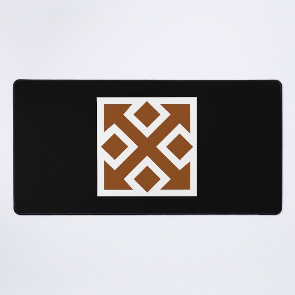 Item preview, Four Square Arrows Brown on White designed and sold by Greenwood2112.