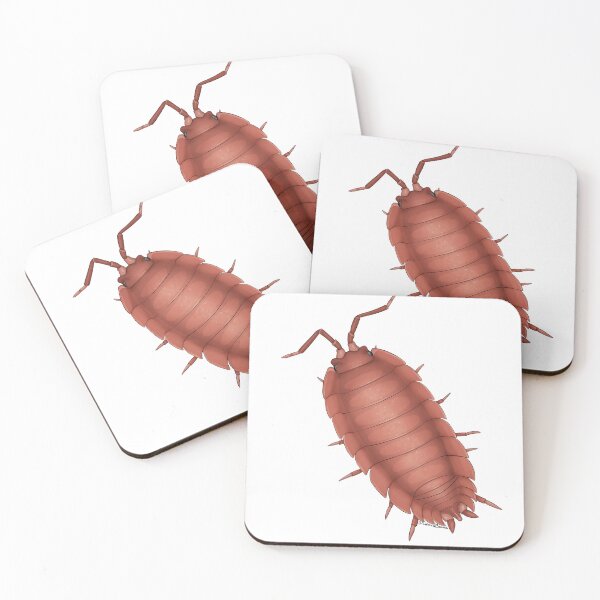 Item preview, porcellio scaber orange designed and sold by LizardBeans.