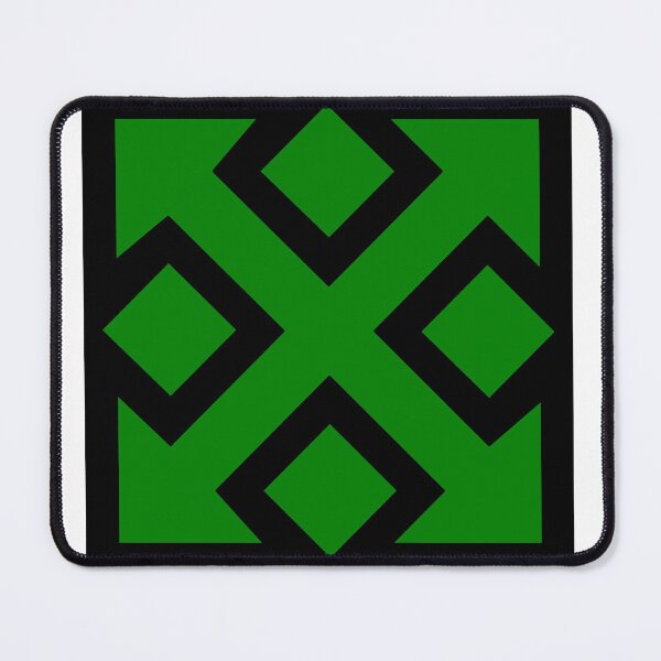 Item preview, Four Square Arrows Green on Black designed and sold by Greenwood2112.