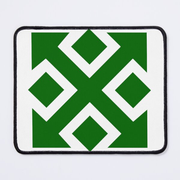 Item preview, Four Square Arrows Green on White designed and sold by Greenwood2112.