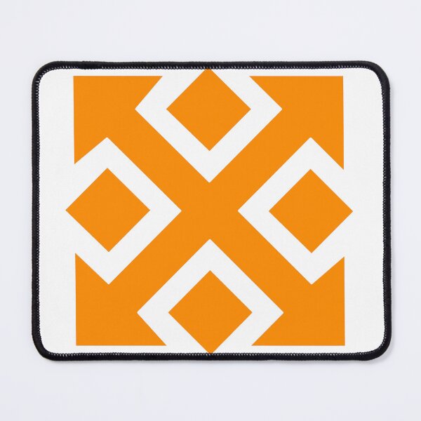 Item preview, Four Square Arrows Orange on White designed and sold by Greenwood2112.