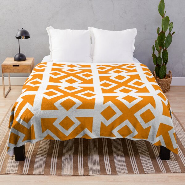Item preview, Four Square Arrows Orange on White designed and sold by Greenwood2112.