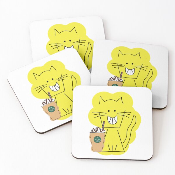 Item preview, Frappé Happy Cat designed and sold by kookadesigns.