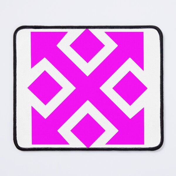 Item preview, Four Square Arrows Pink on White designed and sold by Greenwood2112.