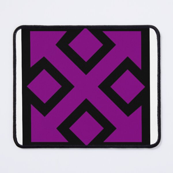 Item preview, Four Square Arrows Purple on Black designed and sold by Greenwood2112.