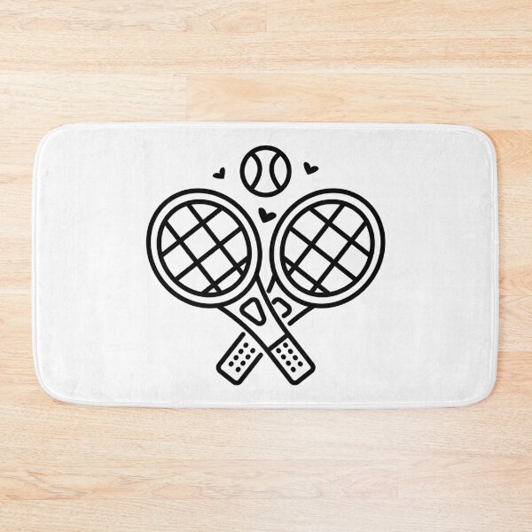 Item preview, Two tennis rackets and ball designed and sold by OM-lova.