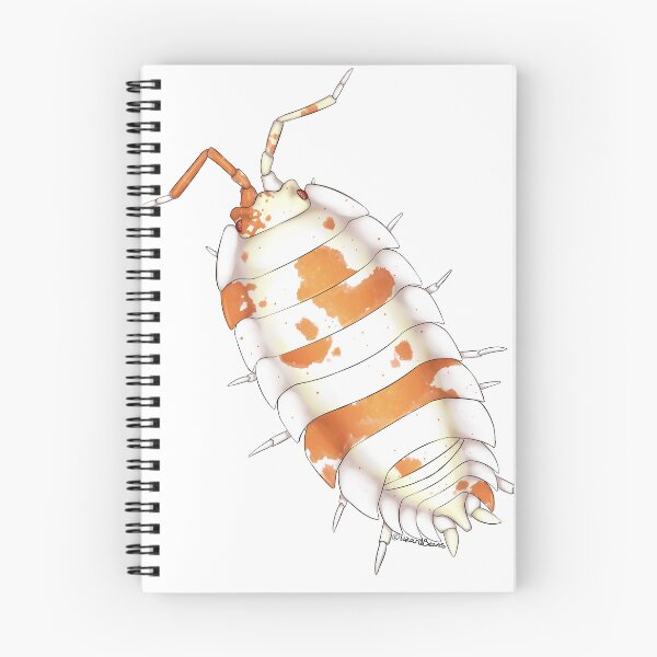 Item preview, porcellio scaber orange dalmatian designed and sold by LizardBeans.