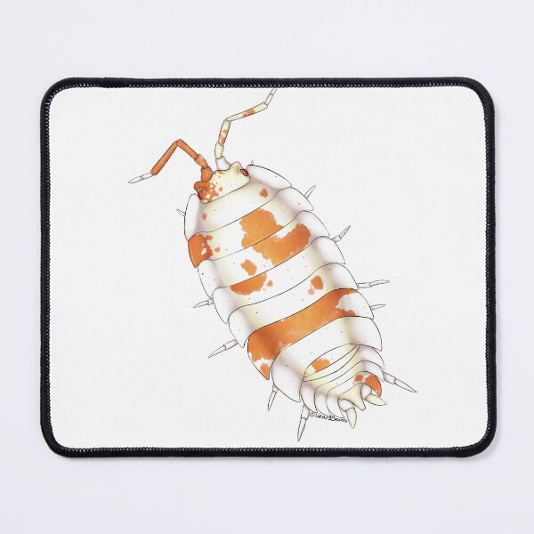 Item preview, porcellio scaber orange dalmatian designed and sold by LizardBeans.