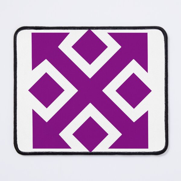 Item preview, Four Square Arrows Purple on White designed and sold by Greenwood2112.