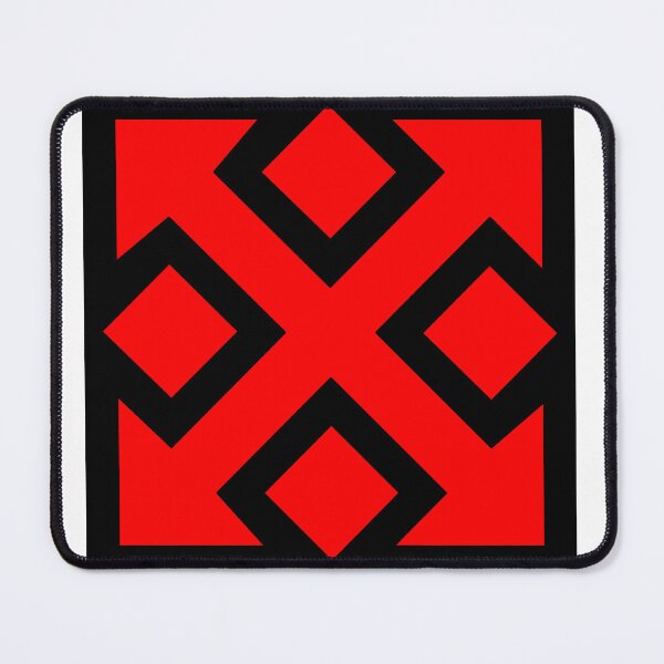 Item preview, Four Square Arrows Red on Black designed and sold by Greenwood2112.